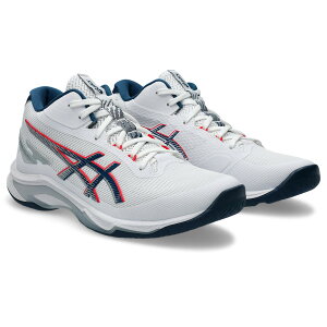 asics AVbNX 1053A071 o[{[V[Y NETBURNER BALLISTIC FF MT 4 WHITE/MAKO BLUE