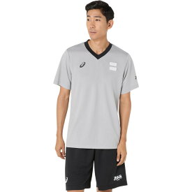 【ポイント最大10倍!】asics アシックス 2063A424 バスケットボールレフリーシャツセカンド ミッドグレー