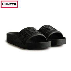 HUNTER ハンター レディース ブルーム アルゲ― フォーム スライド サンダル WFD4031EVA BLK WOMENS BLOOM ALGAE FOAM SLIDE