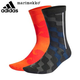 【即納 あす楽】adidas アディダス MARIMEKKO 2Pソックス レディース マリメッコ コラボ 靴下 UP008-HI1247