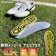【即納】 Activital アクティバイタル 断熱インソール アルミプラス GRA1004 地熱遮断-8.5℃ 高校野球 甲…