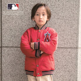 【即納 あす楽】F.O.KIDS エフオーキッズ オンライン限定 数量限定 キッズ MLB 中綿入りスタジャン R502902 オークランド・アスレチックス ニューヨーク・ヤンキース ロサンゼルス・エンゼルス メジャーリーグ メジャーリーガー 防寒 アウター 【送料無料】