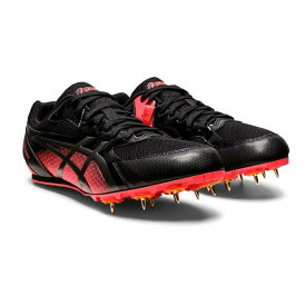 【即納 あす楽】asics アシックス 陸上 シューズ メンズ EFFORT 13 001 ブラック/ガンメタル スパイク 初心者向け 入門 部活 クラブ エフォート 13 トラック競技 1093A167