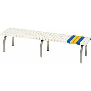 【ポイント10倍!要エントリー】TOEI LIGHT トーエイライト 受注生産品 G1388B ホームステンレスベンチ180 青 ■個人宅への配送不可商品