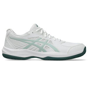 �y�|�C���g�ő�10�{�I�v�G���g���[�zasics �A�V�b�N�X �V���[�Y COURT SLIDE 4 CLAY/OC(�I���j�E�N���[) 1041A491 WHITE/COLD MOSS