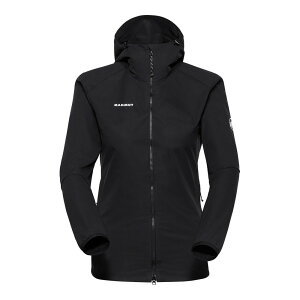 �y�|�C���g10�{�I�v�G���g���[�zMAMMUT �}���[�g GRANITE SO Hooded Jacket AF Women black 101100333
