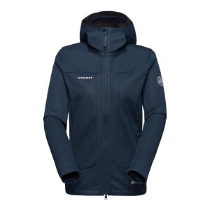 MAMMUT �}���[�g Ultimate VIII SO Hooded Jacket AF Women marine 101102660