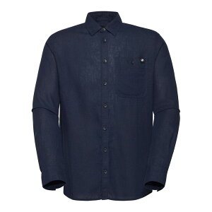 �y�|�C���g10�{�I�v�G���g���[�zMAMMUT �}���[�g Alvra Summer Longsleeve Shirt Men marine 101501570