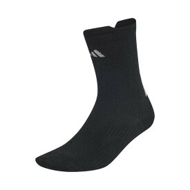 adidas アディダス ランニング リフレクティブ クルーソックス ブラック/リフレクティブシルバー UV448
