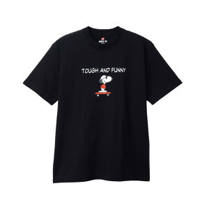 �y�|�C���g10�{ �v�G���g���[�zHanes �w�C���Y PEANUTS X BEEFY-T SHORT SLEEVE HM1-D002 �u���b�N �E�F�A(�����Y)