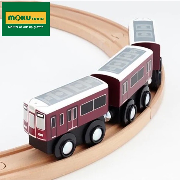 moku　TRAIN　モクトレイン　プレゼント　木製　関西　阪急9300系　木のおもちゃ　ポポンデッタ　MOK-027　電車