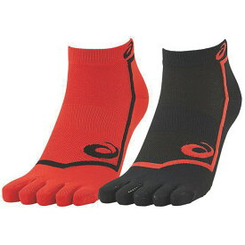 【即納】asics アシックス 2足組 ランニングソックス 5本指ソックス 3093A027 滑り止め付き スポーツソックス 靴下 メンズ レディース 男女兼用 部活 クラブ