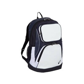 asics アシックス 3123A536 野球 スポーツバッグ バックパック リュック 40L ホワイトxネイビー 3123A536