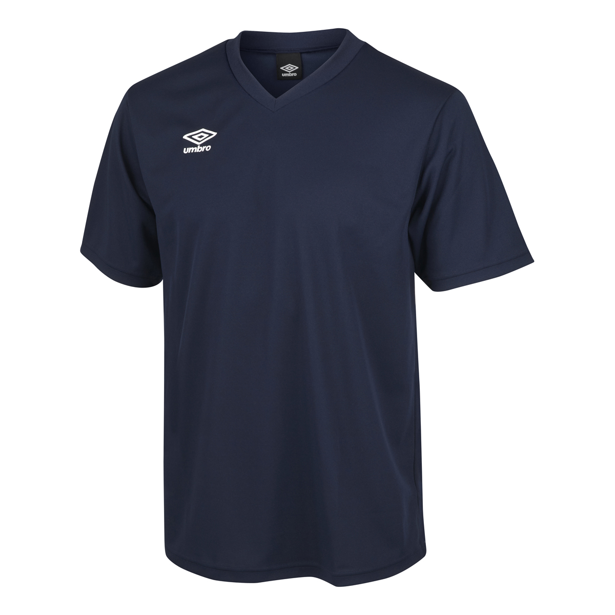 年末のプロモーションumbro アンブロ サッカー UAS6307J NVY ジュニア ゲームシャツ(ワンポイント) ネイビー トップス