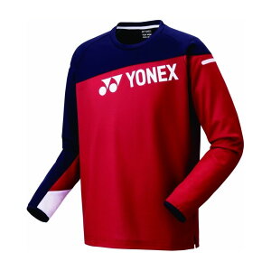 YONEX ヨネックス テニス バドミントン 31060 ユニセックス ライトトレーナー ワインレッド