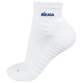 MIKASA / ミカサ ショートソックスホワイト10cm丈 バレーボール 靴下 SK1021W