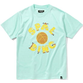 SPALDING スポルディング バスケットボール メンズウェア ジュニア Tシャツ スポンジ・ボブ アルファベット アクアミント SJT23158S