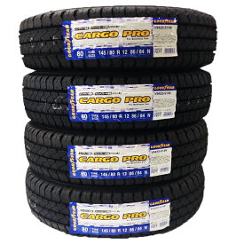 2023年製造 グッドイヤー CARGO PRO (カーゴプロ) 145/80R12 86/84N (145R12 8PR相当) 4本セット 　【バン・軽トラック】サマータイヤ