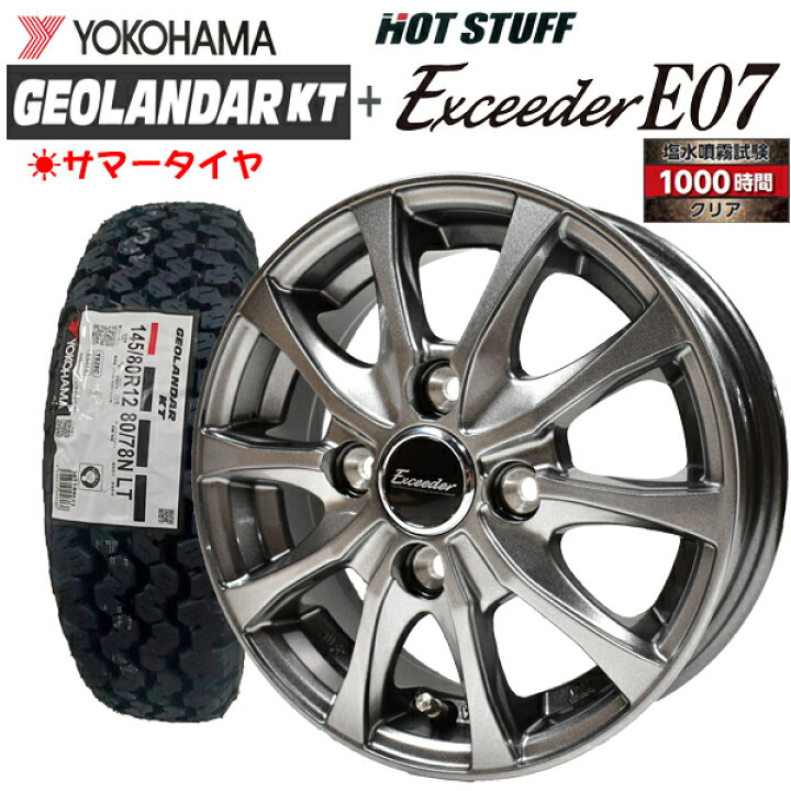 楽天市場】【2025年製造】ヨコハマ ジオランダー KT Y828C 145/80R12 