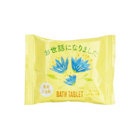 薬用入浴剤 ごあいさつバスタブレット [医薬部外品] 保湿 炭酸 リラックス 発泡 バスボム バスフィズ 日本製 プレゼント ギフト プチギフト お礼 景品 挨拶 お礼 お返し 退職 人気 おしゃれ かわいい にごり 餞別 女性 男性 メッセージ ご挨拶