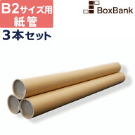紙管 紙筒 丸筒 筒（内径50×590mm）キャップ付 b2 サイズ 3本 セット 段ボール ダンボール箱 段ボール箱…