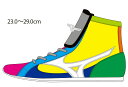 MIZUNOロゴアメリカ屋オリジナルシューズバッグ付ミズノ前のみ折返し(ふち飾りあり）ボクシングシューズMID-CUTタイプ…
