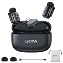 【革新的なAI音声変換】BOYA MINI ワイヤレスピンマイク ピンマイク 二人用 スマホ マイク 5g超軽量 100メートル安定…