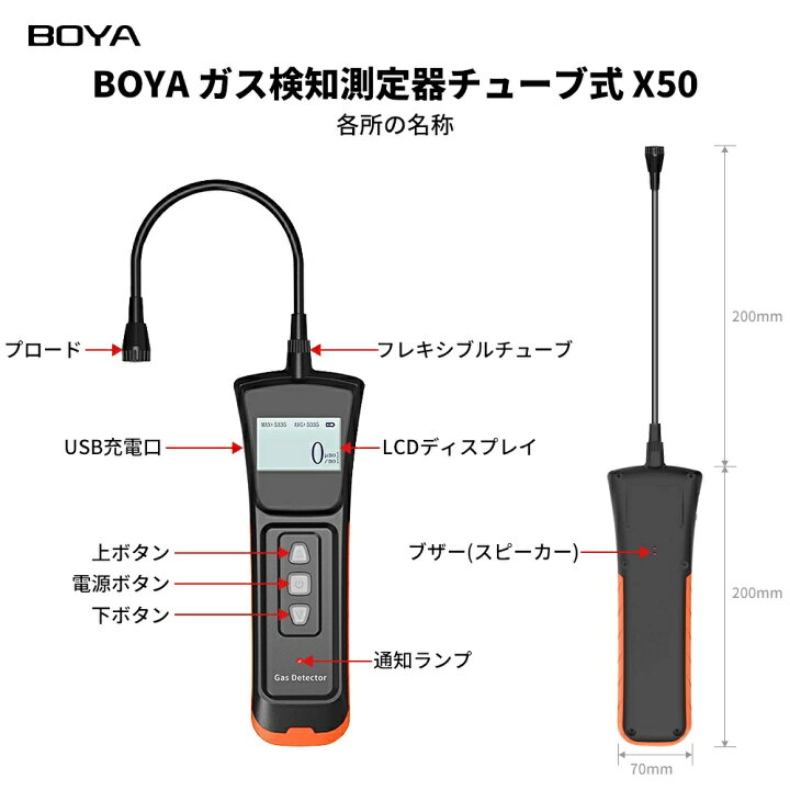 楽天市場】【マラソン期間！1000円OFF中】ガス検知器 可燃性ガス漏れ 