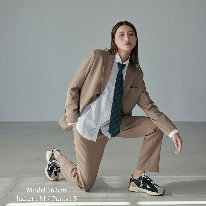 楽天市場】スーツ レディース ベージュ BOYSHE Basic SUIT【BEIGE  