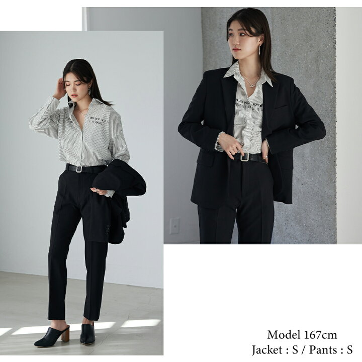 楽天市場】スーツ レディース ブラック 黒 BOYSHE Basic SUIT【BLACK 