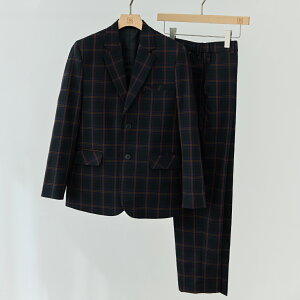 �X�[�c ���f�B�[�X �`�F�b�N �l�C�r�[ BOYSHE Check Suit�yNavy�z �{�[�C�b�V���X�[�c �W�F���_�[���X�X�[�c �����Y���C�N ���j�Z�b�N�X �X�[�c�Z�b�g�A�b�v �t�H�[�}���X�[�c �p���c�X�[�c �W��