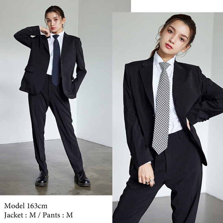 楽天市場】夏スーツ レディース 黒 BOYSHE Cool Summer SUIT【BLACK 
