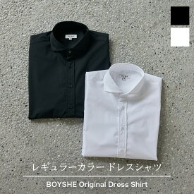 スーパーSALE★10%OFF！ シャツ レディース Regular Collar Dress Shirt【WHITE/BLACK】レギュラーカラー ドレスシャツ 白シャツ 黒シャツ ホワイトシャツ ブラックシャツ トップス オールシーズン フォーマルシャツ ストレッチ 軽量 オリジナル 送料無料