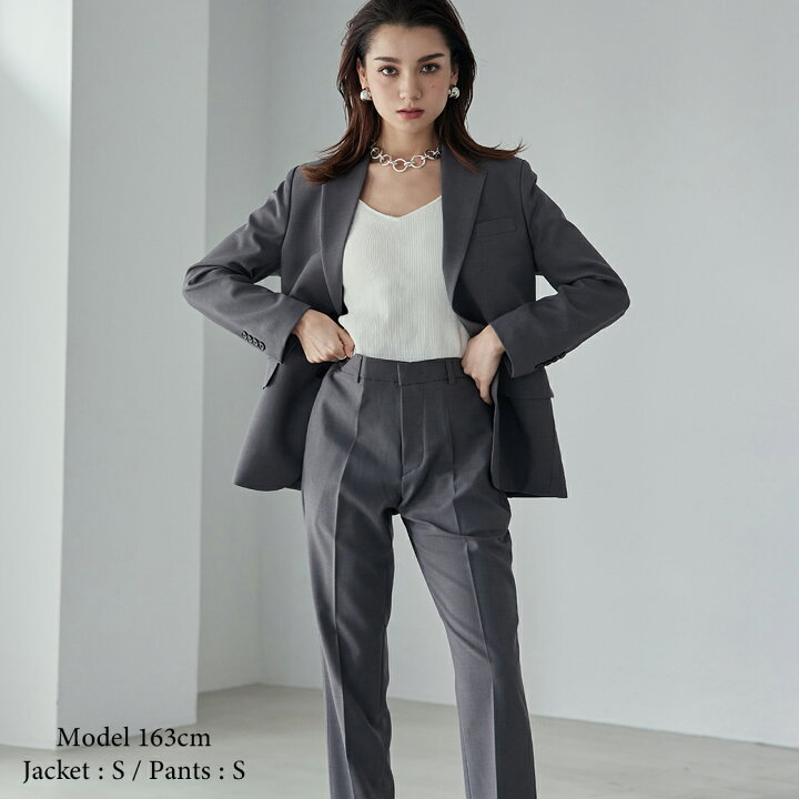 楽天市場】スーツ レディース グレー BOYSHE Basic SUIT【GRAY  