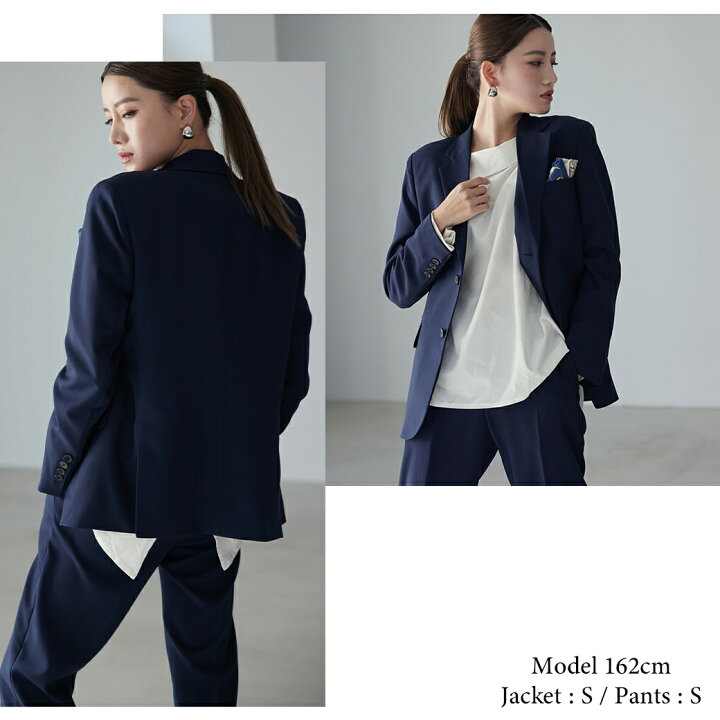 楽天市場】スーツ レディース ネイビー 紺 BOYSHE Basic SUIT【NAVY 