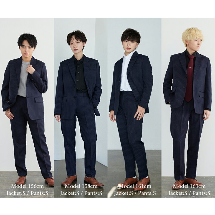 楽天市場】スーツ レディース ストライプ ネイビー 紺 BOYSHE Stripe 