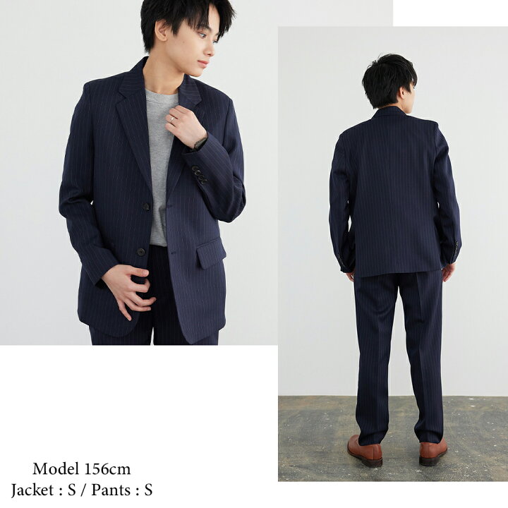 楽天市場】スーツ レディース ストライプ ネイビー 紺 BOYSHE Stripe 