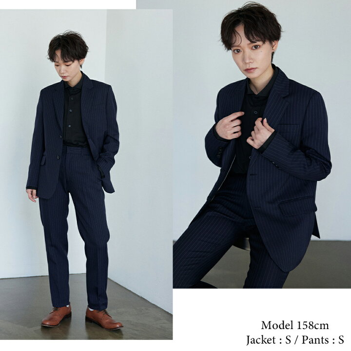 楽天市場】スーツ レディース ストライプ ネイビー 紺 BOYSHE Stripe 
