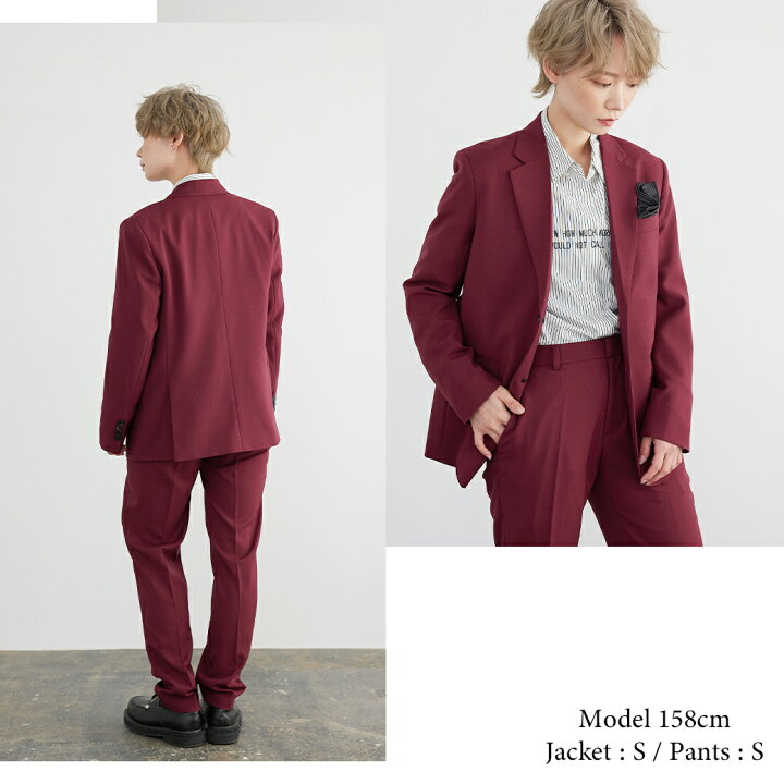 楽天市場】スーツ レディース ワインレッド BOYSHE Basic SUIT【Wine 