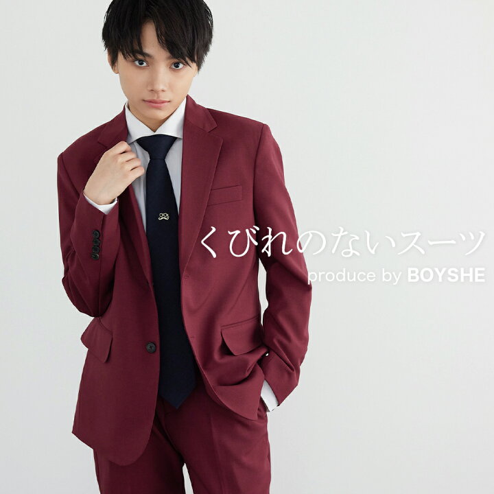楽天市場】スーツ レディース ワインレッド BOYSHE Basic SUIT【Wine 