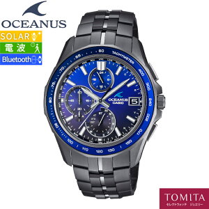 �y�������K�i�z CASIO �J�V�I OCEANUS �I�V�A�i�X �}���^ OCW-S7000B-2AJF �\�[���[�d�g Bluetooth �`�^�j�E�� �T�t�@�C���K���X 10�C���h��