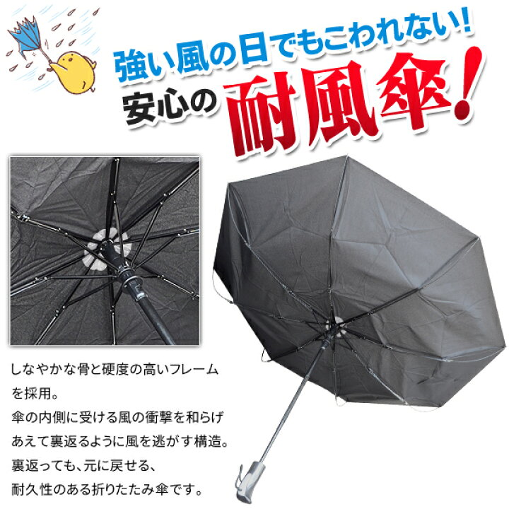 楽天市場 あす楽 動画あり 耐風 自動開閉 折りたたみ傘 ビックサイズ 96cm ワンタッチ 開く 閉じる 無地 強度 アップ 強風でも 壊れにくい おりたたみ傘 検索 頑丈 折りたたみ収納 紳士用 婦人用 男女兼用 雨具 梅雨 かさ カサ 傘rj ベストプライスショップ