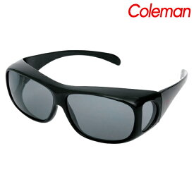 Coleman （ コールマン ） 偏光サングラス 3012-1 メガネ メガネの上から掛けられる！ オーバーグラス めがね (UVカット 紫外線カット ファッション 小物 スポーツ アウトドア メンズ レディース )N◇ CO3012:_1