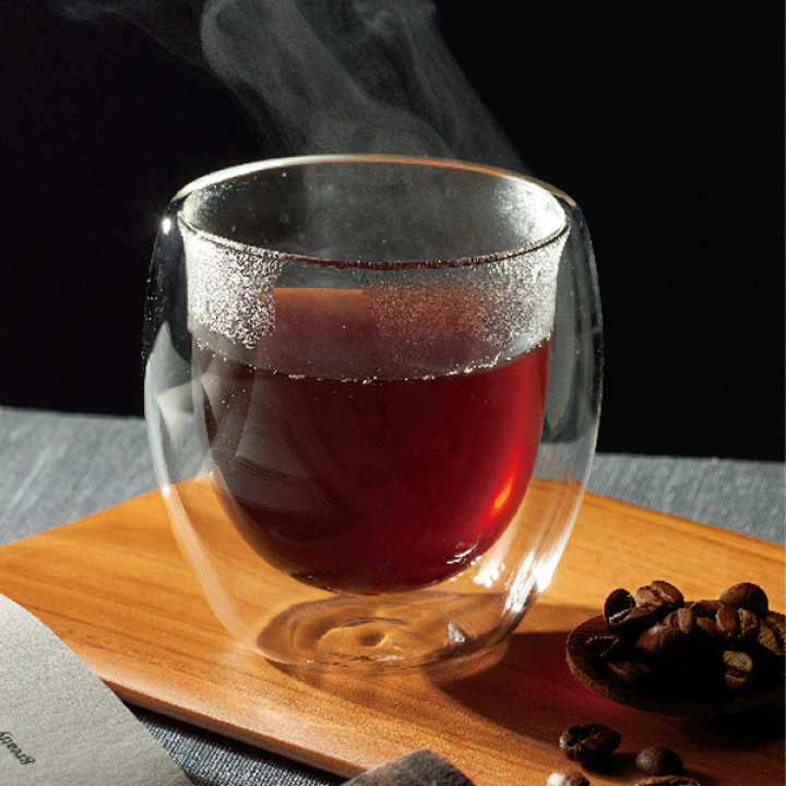 楽天市場】ダブルウォールグラス 2個セット 二重構造 グラス 250ml