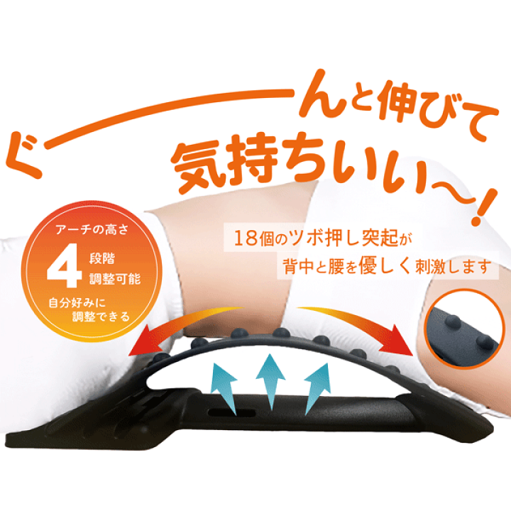 楽天市場】背筋伸ばし 背中 腰 ストレッチ 背筋伸ばし バックスト