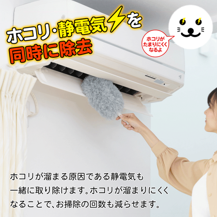 楽天市場】送料無料 !(定形外) 日本製 はたき ほこり取り 静電気