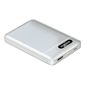 ^ X oCobe[ 5000mAh LEDCgt USB[d ̕TCY gя[d y ^ obOTCY c10cm×6.2cm×1.3cm oCobe[ iphone Android spi V 