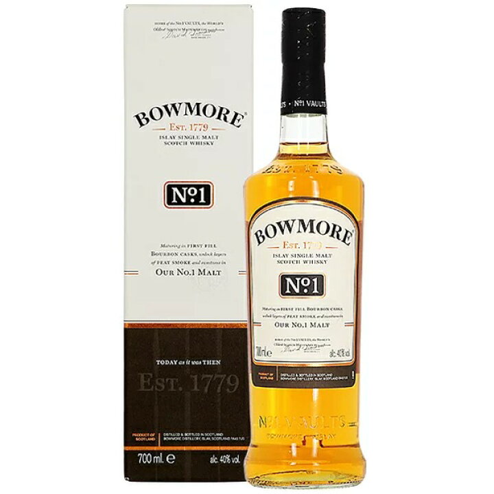 楽天市場】ボウモア ナンバーワン 40％ 700ml ボウモア No.1 BOWMORE 