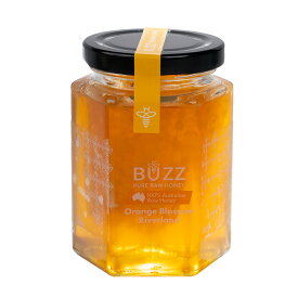 バズ・ハニー オレンジブロッサム ハニーコム 360g はちみつ Buzz Honey Orange Blossom Honeycomb ハニーカム オーストラリア産 蜂蜜 天然はちみつ 生はちみつ 蜂の巣入り 非加熱 生蜂蜜 無添加 無農薬 プレゼント ギフト コールドプレス