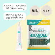 【まとめてお得】ドクターワンデル プラス Dr.WANDEL plus 30g イヌ用口腔ジェル / カンデル KANDEL 15本…